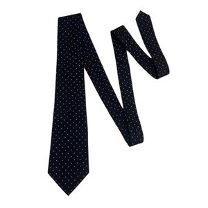 🔥CHRISTIAN DIOR 100% Silk Tie black with Red Pattern